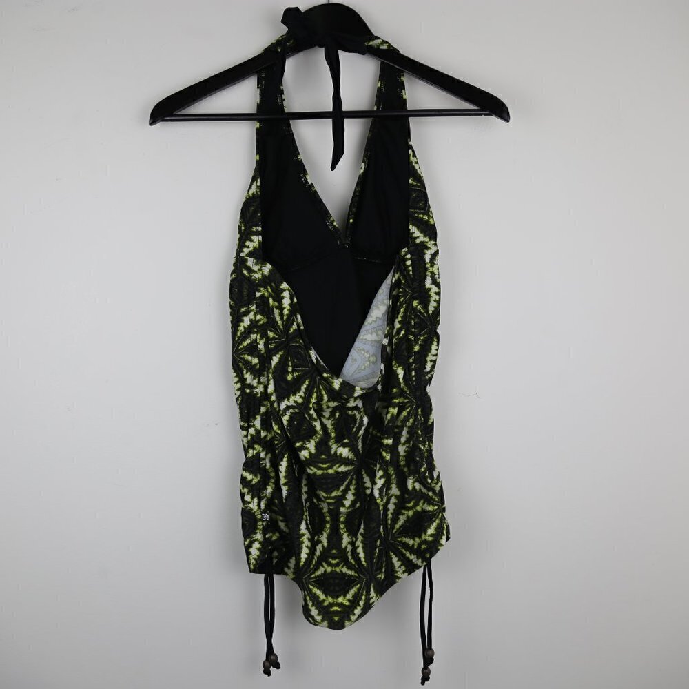 LA VIE EN ROSE Geo Patterned Multicolor Swimsuit Top Size Large - Picture 4 of 9